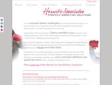 Tablet Screenshot of herwitzassociates.com